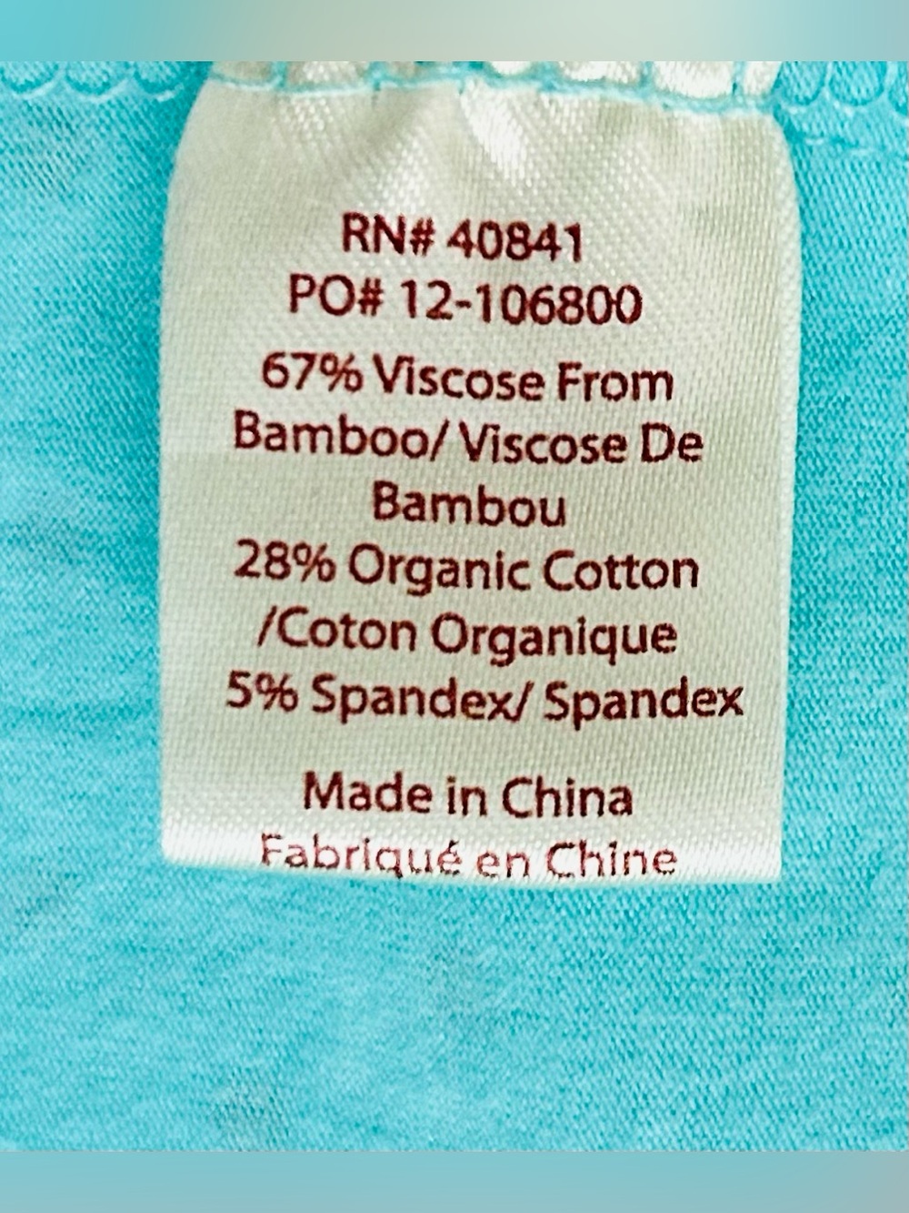 Cariloha Bamboo Polka Dot V-Neck Nightshirt with Pocket - Picture 4 of 7